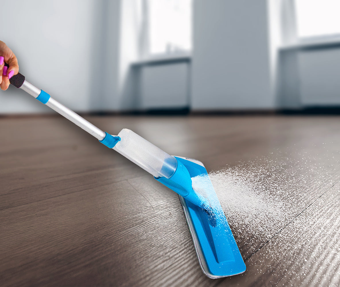 Patented Ceiling Fan Cleaner with Detachable Dustpan and Upward Spray System. Wet/ Dry Mop, Duster. FREE SHIPPING! Click for more info!
