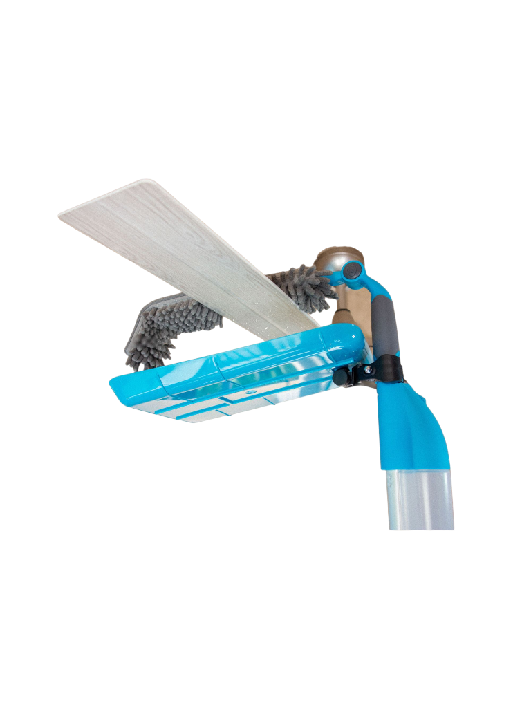 Patented Ceiling Fan Cleaner with Detachable Dustpan and Upward Spray System. Wet/ Dry Mop, Duster.                                  FREE SHIPPING!    Click for more info!
